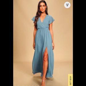 Light Blue Maxi Dress
